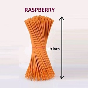 Bâtons d'encens de framboise naturelle approvisionnement en gros au premier prix bâtonnets d'encens indiens en gros (Orange) - Product Image 1