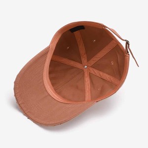 Gorra Unisex 100% Algodón, Diseño Desgastado de 6 Paneles, Color Sólido, Ajustable, Casual, para Primavera/Verano - Product Image 5