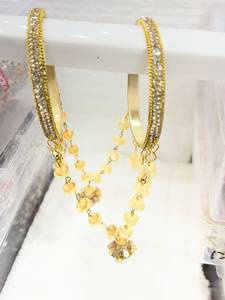 Brazalete de Latón Grabado a Mano para Mujer, Estilo Clásico, Accesorios de Moda para Boda, MN EXPORTS - Product Image 2