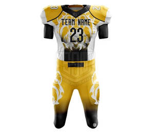 Uniforme de Fútbol Americano Profesional para Equipo, Tela Cómoda con Mangas Cortas - Product Image 2