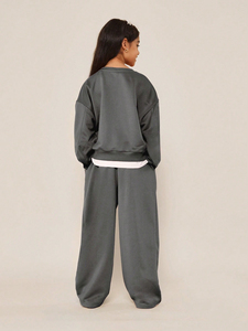 Ensemble de vêtements pour enfants avec logo imprimé en relief personnalisé, ensembles de survêtements pour enfants, sweats à capuche et pantalons de jogging pour garçons, ensembles 2 pièces - Product Image 6
