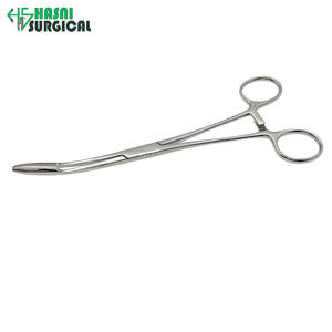 Pinzas Quirúrgicas Hasni de Alta Calidad, de Acero Inoxidable, Rectas y Curvas, Juego de Instrumentos Quirúrgicos con Certificación CE - Product Image 5
