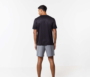 Ensemble de t-shirts et shorts unisexes personnalisés avec logo, shorts et t-shirt surdimensionnés pour hommes, deux pièces - Product Image 3