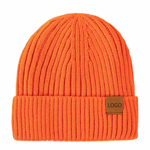Uniquen Enterprises Custom Color Letter Premium Quality Jacquard 100% <b>Wool</b> <b>Beanie</b> Hat Unisex Street Style Custom Logo Printing - Product Image 1
