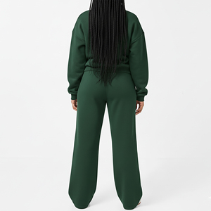 Wholesale Summer Women Tracksuit Custom Embroidery <b>Lace</b> Logo Vintage High Street Eco-Friendly Acid Wash 100% Cotton Breathable - Product Image 6