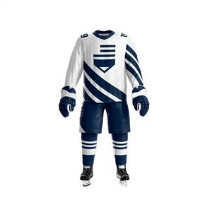 Uniforme de Hockey sobre Hielo Personalizado de Alta Calidad, Secado Rápido, 180g, Poliéster, Logotipo Frontal, Entrenamiento, Servicios OEM/ODM, Ropa de Equipo Unisex - Product Image 3