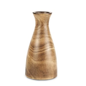 Vase rustique en bois de manguier en gros pour la décoration - Product Image 1