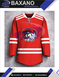 Maillot de hockey rouge WSSU avec logo Ram, vêtements officiels pour supporters de l'Université d'État de Winston-Salem, vêtements de sport, maillot de hockey sur glace WSSU - Product Image 5