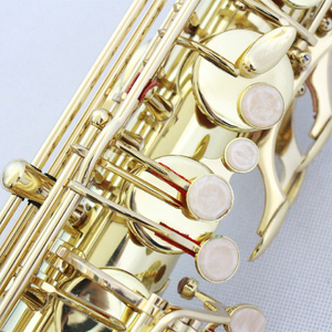 Bán buôn OEM <span class=keywords><strong>Tenor</strong></span> Saxophone cho người mới bắt đầu và sinh viên Vàng Saxophone Vàng sơn mài cơ thể bằng đồng chất lượng cao giá rẻ <span class=keywords><strong>sax</strong></span> để bán - Product Image 4