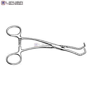 BECK <strong>Clamp</strong> 7.25'' 18.5cm <strong>Pediatric</strong> <strong>Neonatal</strong> Cardiovascular Medic Instrument Atraumatic Aorta Beck Infant Aorta <strong>Clamp</strong> Manual MOL - Product Image 3