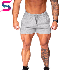 Gray Color OEM Service Comfortable Soft Touch Material Unique Design Lightweight Durable Re Use Able Men Workout Shorts - Product Image 5
