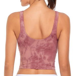 Sujetador Deportivo para Mujer, Ropa Deportiva, Sin Costuras, Transpirable, para Yoga, Fitness, Running, Gimnasio, Top Elástico con Soporte - Product Image 1