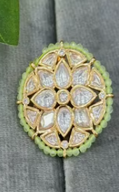 Traditional Stylish Kundan Best Quality Earrings Gold Plated Designer Perfect for Weddings Traditional Wear Earrings For Women - Product Image 2