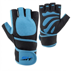 Sewing Hub Logo Men's Fitness <b>Gloves</b> Anti Slip Surface Ultra <b>Thin</b> Lightweight Construction Secure Hand Support Wear Gym <b>Gloves</b> - Product Image 1