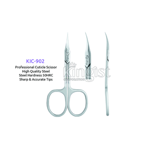 Ciseaux à cuticules incurvés en acier inoxydable de haute qualité, vente en gros, outils de manucure et pédicure - Product Image 6