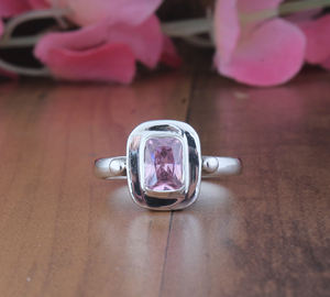 แหวนเงินแท้ 925 ดีไซน์คลาสสิกประดับด้วยเทอร์ควอยซ์ลายจุด แหวนแบบมีลูกปัด แหวนแต่งงานแบบซ้อนได้ เครื่องประดับแฟชั่นสำหรับผู้หญิง ขายส่ง - Product Image 3