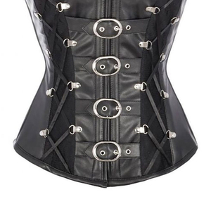 Corset en cuir pour femme de qualité supérieure, fabriqué dans différentes tailles, fabriqué professionnellement en cuir PU. - Product Image 3