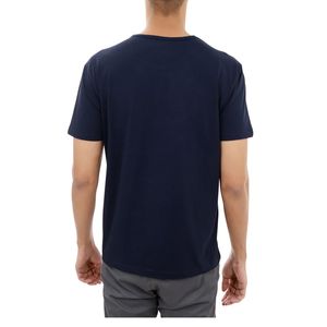 เสื้อยืดคอกลมสีพื้นสำหรับผู้ชาย แขนสั้น สวมใส่สบาย น้ำหนักเบา ระบายอากาศได้ดี เหมาะสำหรับใส่ในชีวิตประจำวันช่วงฤดูร้อน - Product Image 3