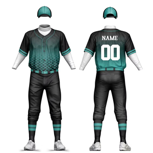 Tenue de baseball personnalisée Ensemble de tenue de baseball en polyester de haute qualité, maillot et pantalon personnalisés pour les équipes sportives - Product Image 4