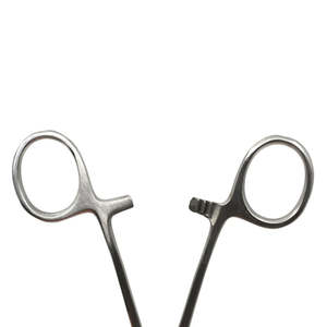 Kelly Hemostat คีมหนีบเงิน5.5นิ้วสแตนเลสสตีลแบบแมนนวลคลาส I CE ISO ได้รับการรับรอง surgiright - Product Image 3