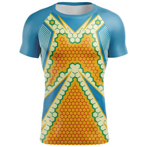 Camiseta de Compresión de Alta Calidad para MMA, Rashguard para Hombre, Personaliza tu Propio Logotipo, Rashguard Sublimado de Manga Larga para Hombre - Product Image 5