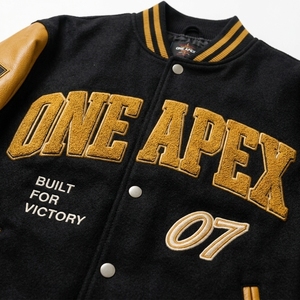 Premium Black Gold <b>Racing</b> <b>Jacket</b> Custom Letterman <b>Jacket</b> Motorsport Streetwear Bomber <b>Jacket</b> - Product Image 3