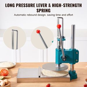 Pressa Manuale per Impasto Pizza in Acciaio Inox 9.5"/24cm per Uso Domestico e Commerciale - Product Image 5