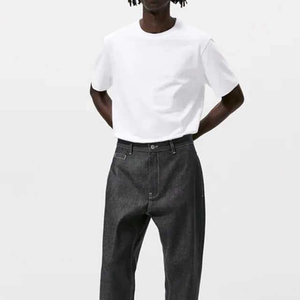 Camiseta Ligera de Algodón para Hombre, Casual, Manga Corta, Holgada, Estilo Urbano, Moda de Verano, Fabricante OEM al por Mayor - Product Image 2