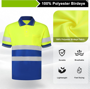 เสื้อโปโลนิรภัยแบบหนาพิเศษสำหรับงานหนัก ผู้จัดจำหน่ายชุดยูนิฟอร์มนิรภัยสำหรับงานก่อสร้างมืออาชีพ - Product Image 2