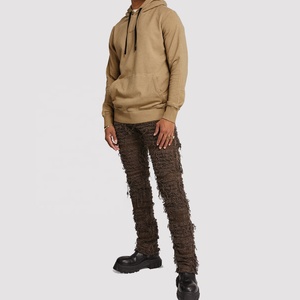 New Custom PIHA SPORTS <b>Men's</b> Cotton Fleece <b>Pullover</b> Hoodie Casual Contrast Color Drawstring Kangro Pocket 370g Fabric Winter - Product Image 2