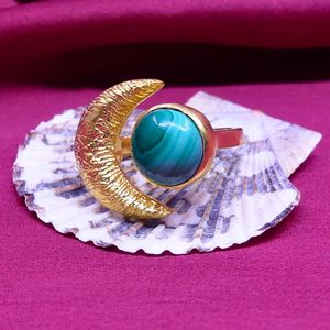 Wedding Wear 925 Sterling Silver Gold Plated Jewelry <b>Turquoise</b> Gemstone Women Wear Classic Couple <b>Ring</b> - Product Image 5