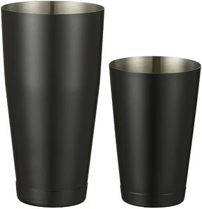 Coctelera Boston Negra Mate de Acero Inoxidable, Recipiente para Mezclar Bebidas, Accesorios de Bar Premium en Global Wholesale Supply - Product Image 1