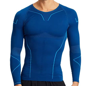 Performance <b>Compression</b> <b>Shirt</b> For Men With Tight Fit Sweat Absorbing Material And Active Sports Style - Product Image 1