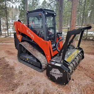 Chargeuse compacte industrielle Kubota avec broyeur, excellente qualité, prix de gros, puissante machine de coupe de broussailles - Product Image 4
