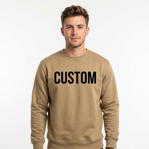 Sweat-shirt Premium pour Homme, Logo Personnalisé, Coton Polaire, Col Rond, Coupe Décontractée, Streetwear Décontracté, Fournisseur de Vêtements en Gros - Product Image 4
