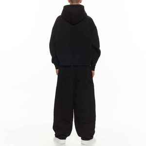 Ensemble de survêtement vintage pour homme, 2 pièces, avec sweat à capuche zippé à double fermeture éclair et pantalon de survêtement - Product Image 3