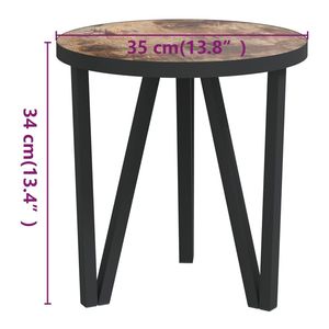 Petite table basse en acier thermolaqué MDF noir et jaune – Catégorie de produit : Tables basses - Product Image 5