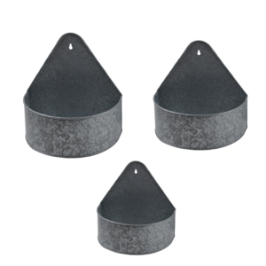 Maceta Colgante Metálica para Jardín, Decoración de Jardín para Exteriores, Maceta con Colgador para Flores y Plantas - Product Image 1
