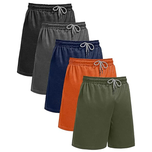 Pantalones Cortos Casuales de Algodón para Hombre, Cintura Elástica, Cómodos para el Verano, con Logotipo Personalizado, Venta al Por Mayor OEM - Product Image 1