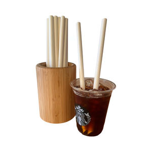 Téthys Paille en papier blanc écologique 7x210mm WPS-11-4P Corée Meilleur prix Matériau vert innovant - Product Image 1