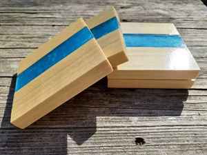 Sous-verre en résine de bois naturel 100 % écologique au design classique, support de 10 mm pour la maison, l'hôtel, la table de restaurant, vente en gros - Product Image 5