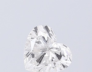 Diamant en forme de cœur de 1,01 carat, couleur E, pureté SI1, polissage excellent, pierre cultivée en laboratoire CVD, pour la fabrication de bijoux. - Product Image 1