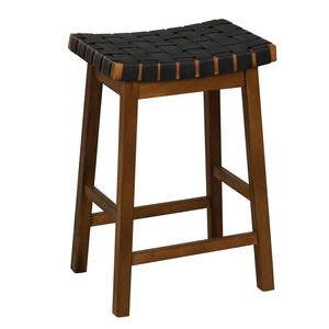 Ensemble de 2 tabourets de bar à assise courbée en similicuir PU, confortables, durables et élégants pour votre maison ou votre espace commercial - Product Image 4