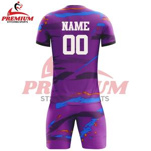 Uniforme de football de qualité supérieure 100% polyester, anti-rides, manches courtes, produit le plus populaire pour hommes, vêtements de sport durables - Product Image 4