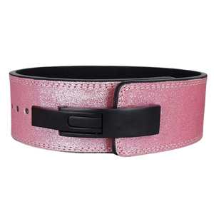 Ceinture de musculation en cuir avec boucle en acier électroplaqué, couleur personnalisée, tailles ajustables, élasticité réglable pour l'entraînement en salle de sport, OEM - Product Image 4