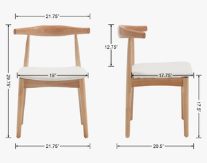 Silla de Madera Contemporánea con Asiento Acolchado Suave, Mueble Moderno para Sala de Estar o Comedor, Calidad Comercial, Precio de Fábrica - Product Image 2