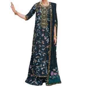 Salwar Kameez de Alta Calidad para Mujer, Vestido Indio y Pakistaní para Fiestas, Tela de la India y Pakistán - Product Image 1