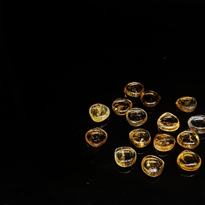 Natural Citrine Smooth Heart Shape Carved Beads 10mm Citrine Gemstone Loose Beads for Jewelry Making Necklace Charms Wholesale - Product Image 2