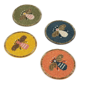 High Quality Fish shape <b>Beaded</b> Embroidery <b>Coasters</b> and Place Mats New Collection Wholesale - Product Image 2