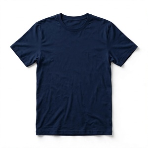 เสื้อยืดผู้ชายคอตตอน 100% ออกแบบเองได้ แขนสั้น คอกลม ทรงปกติ สวมใส่สบาย ผ้าเจอร์ซีย์ถัก สีพื้น ระบายอากาศได้ดี ย้อมสีเรียบ BD - Product Image 4